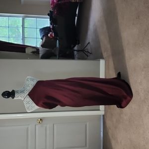 Burgandy dress